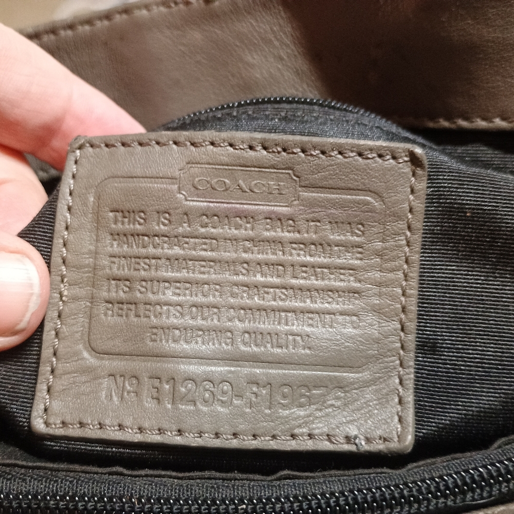 Coach Soho Exotic Python Snake Embossed Carryall … - image 11